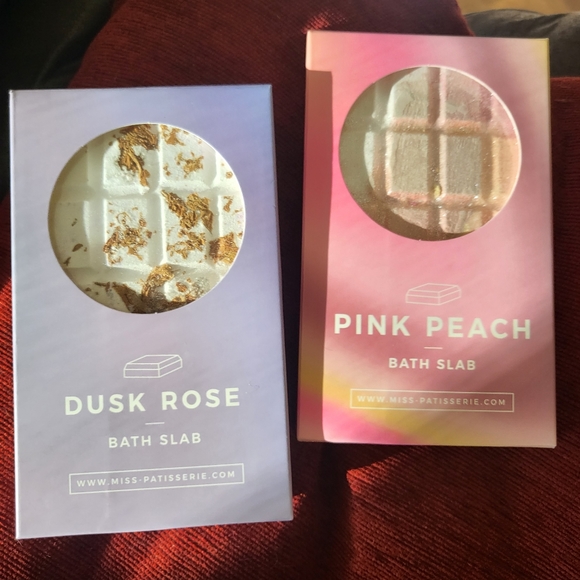 Miss Patisserie Dusk Rose & Pink Peach Bath Slab - Picture 1 of 3